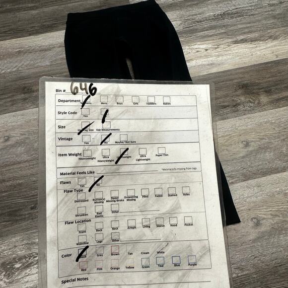 Spanx Black Womens Medium Stretch‎ Straight Vented Hem High Rise Yoga Gym Pants - Picture 8 of 9